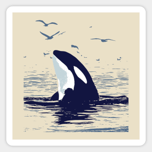 Whale Watcher Magnet